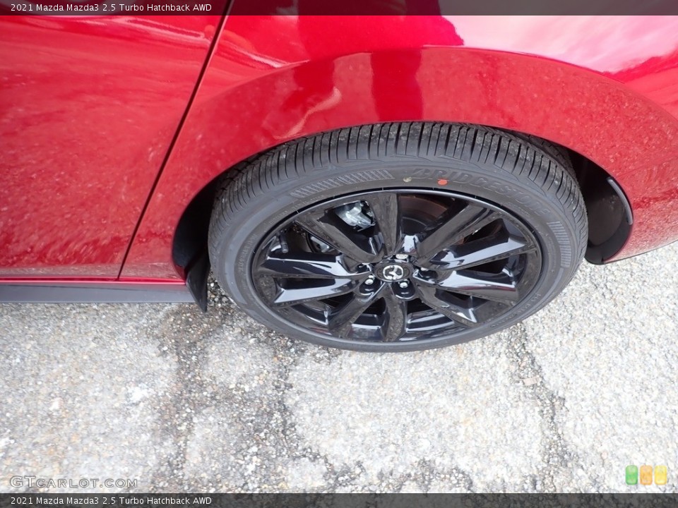 2021 Mazda Mazda3 2.5 Turbo Hatchback AWD Wheel and Tire Photo #140649679