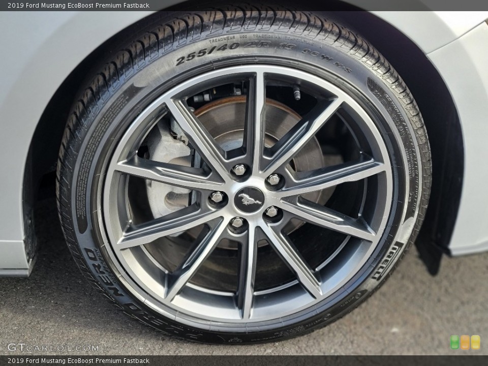 2019 Ford Mustang EcoBoost Premium Fastback Wheel and Tire Photo #140653381