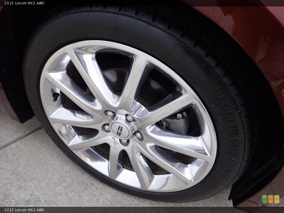 2015 Lincoln MKZ AWD Wheel and Tire Photo #140655376