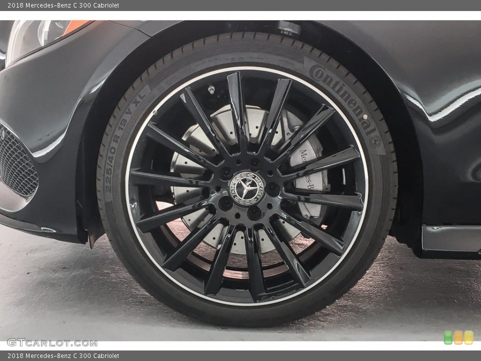 2018 Mercedes-Benz C 300 Cabriolet Wheel and Tire Photo #140658697