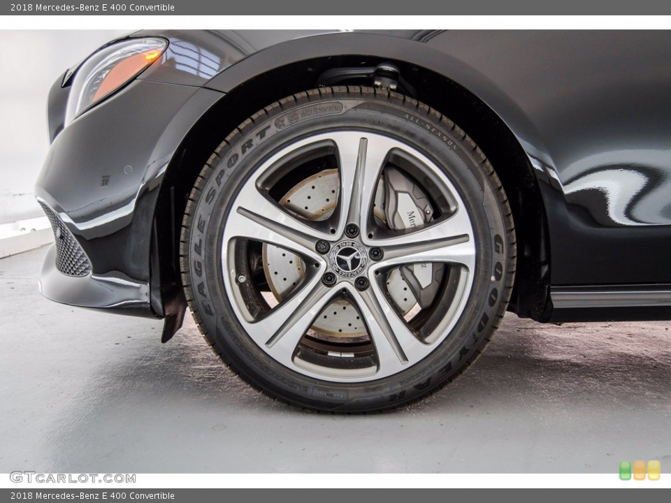 2018 Mercedes-Benz E 400 Convertible Wheel and Tire Photo #140693469