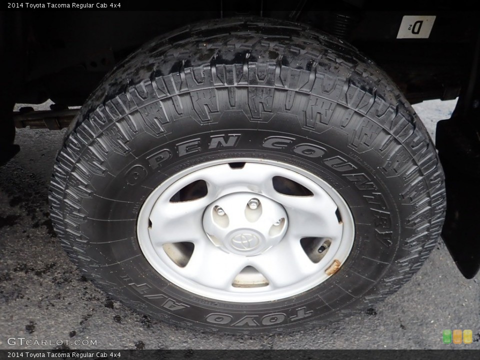 2014 Toyota Tacoma Regular Cab 4x4 Wheel and Tire Photo #140695785