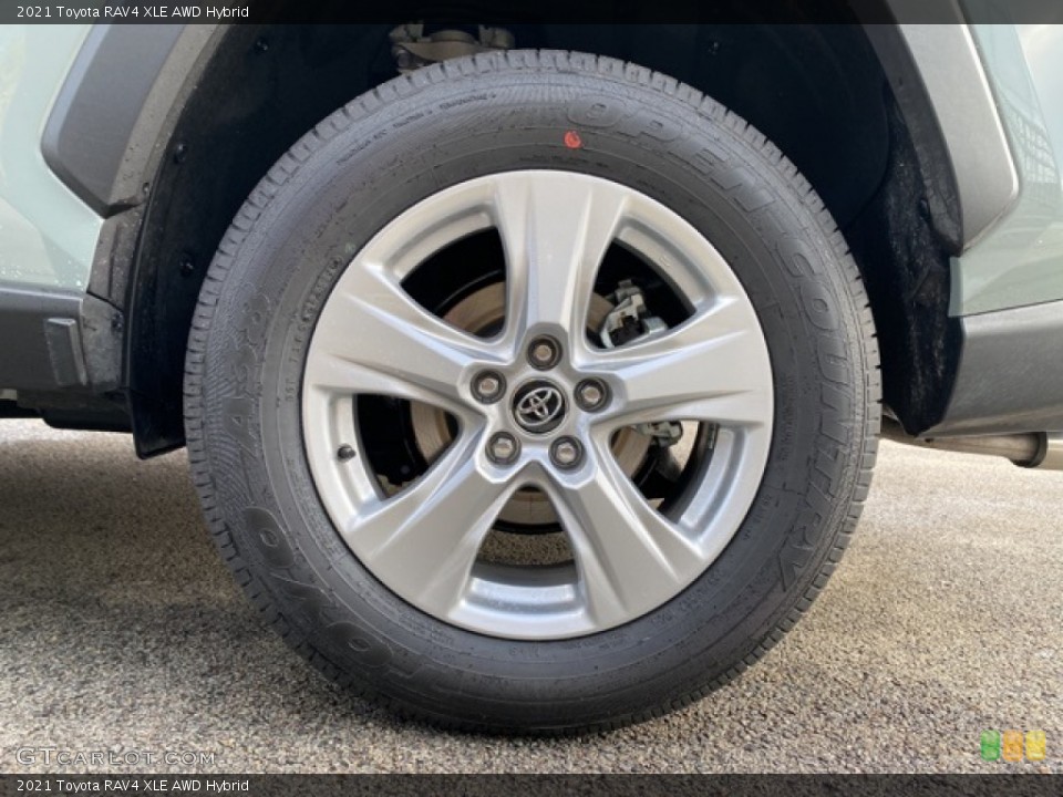 2021 Toyota RAV4 XLE AWD Hybrid Wheel and Tire Photo #140699175