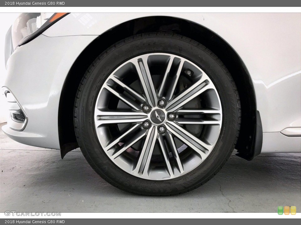 2018 Hyundai Genesis G80 RWD Wheel and Tire Photo #140706146