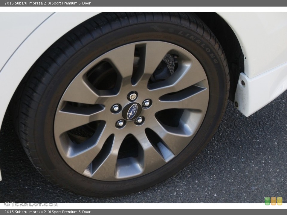 2015 Subaru Impreza 2.0i Sport Premium 5 Door Wheel and Tire Photo #140706905