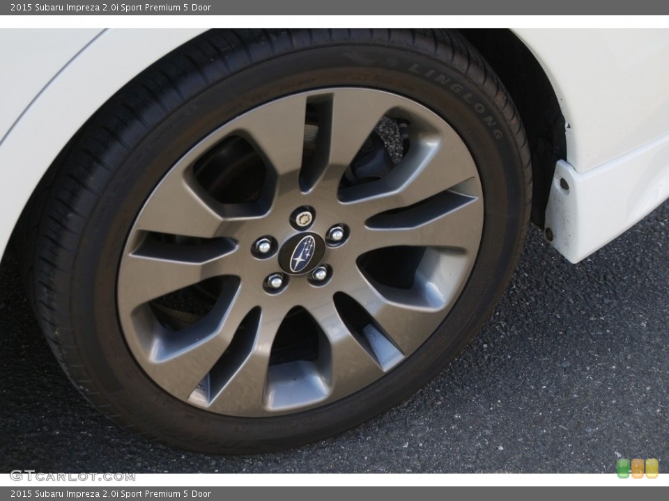 2015 Subaru Impreza 2.0i Sport Premium 5 Door Wheel and Tire Photo #140706923