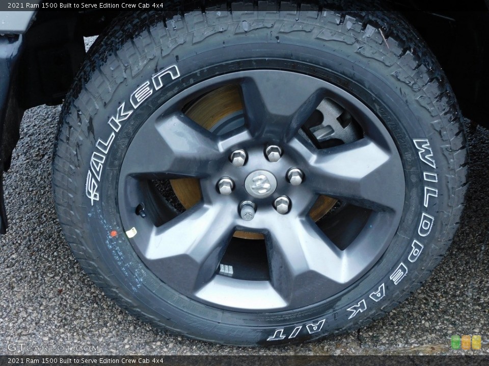 2021 Ram 1500 Built to Serve Edition Crew Cab 4x4 Wheel and Tire Photo #140710730