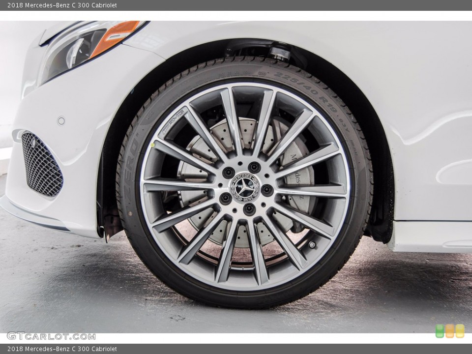 2018 Mercedes-Benz C 300 Cabriolet Wheel and Tire Photo #140712947