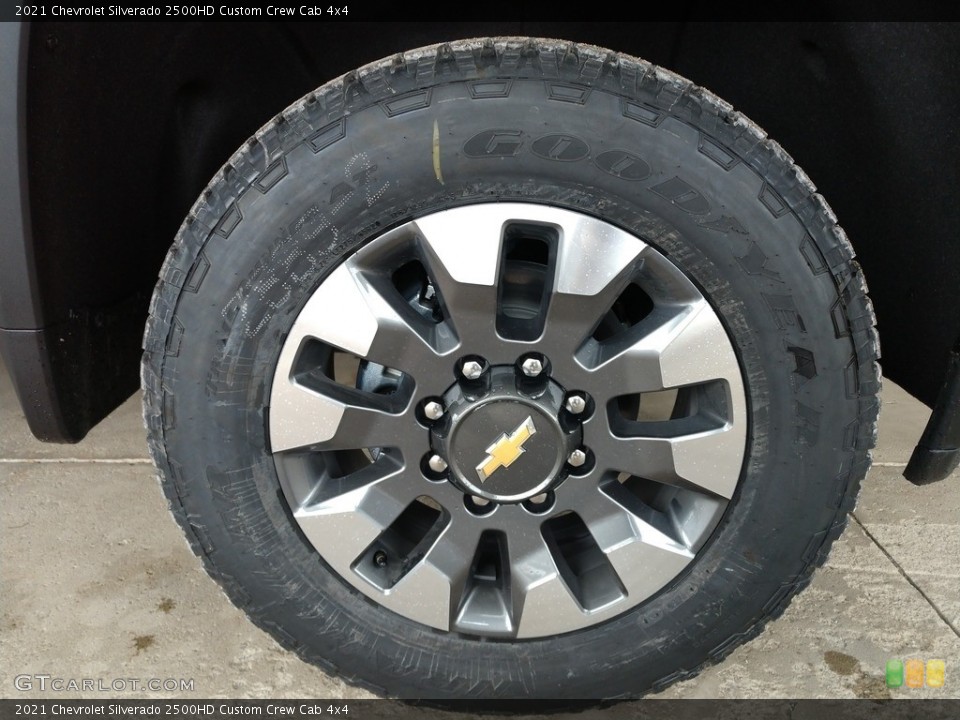 2021 Chevrolet Silverado 2500HD Custom Crew Cab 4x4 Wheel and Tire Photo #140717012