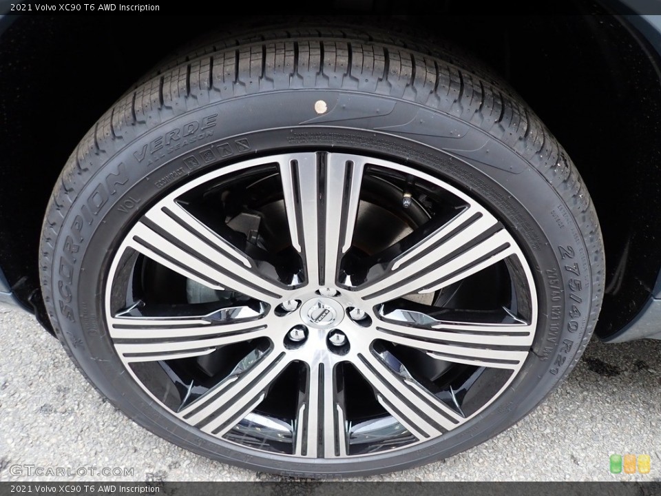 2021 Volvo XC90 T6 AWD Inscription Wheel and Tire Photo #140731142