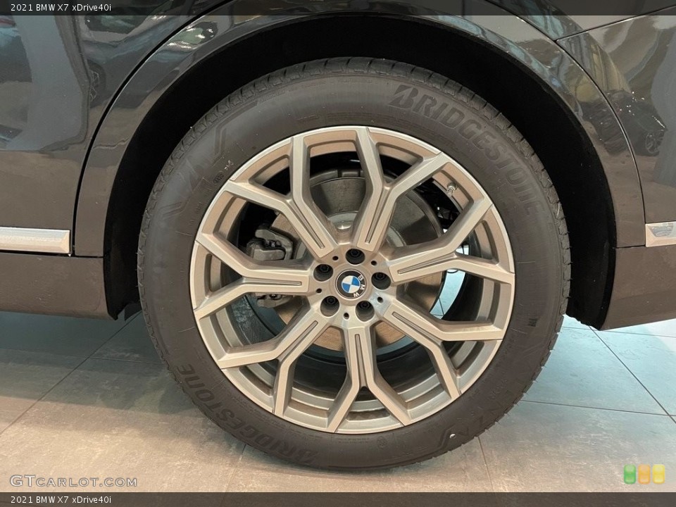 2021 BMW X7 xDrive40i Wheel and Tire Photo #140738727