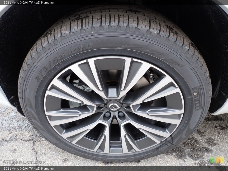 2021 Volvo XC90 T6 AWD Momentum Wheel and Tire Photo #140740330