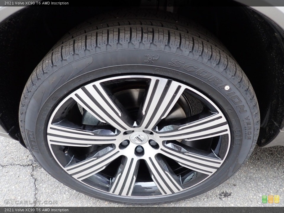 2021 Volvo XC90 T6 AWD Inscription Wheel and Tire Photo #140741050