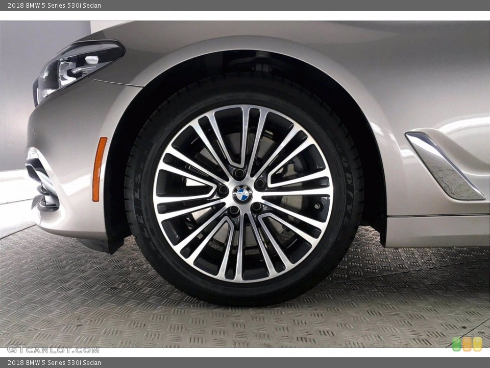 2018 BMW 5 Series 530i Sedan Wheel and Tire Photo #140757172