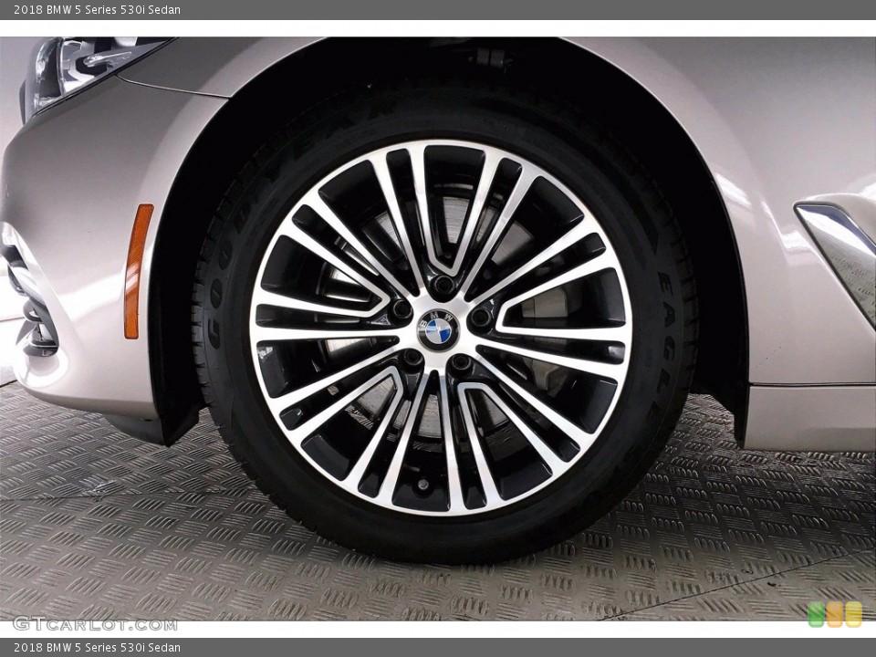 2018 BMW 5 Series 530i Sedan Wheel and Tire Photo #140761674