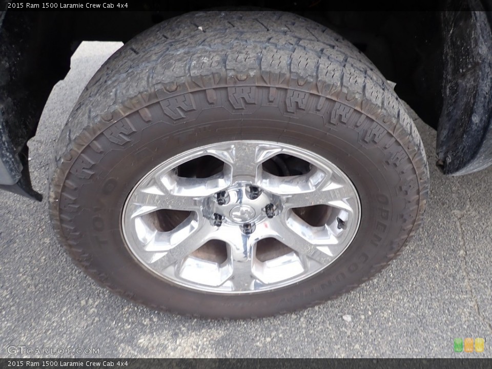 2015 Ram 1500 Laramie Crew Cab 4x4 Wheel and Tire Photo #140781404