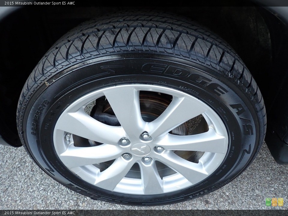 2015 Mitsubishi Outlander Sport ES AWC Wheel and Tire Photo #140793266