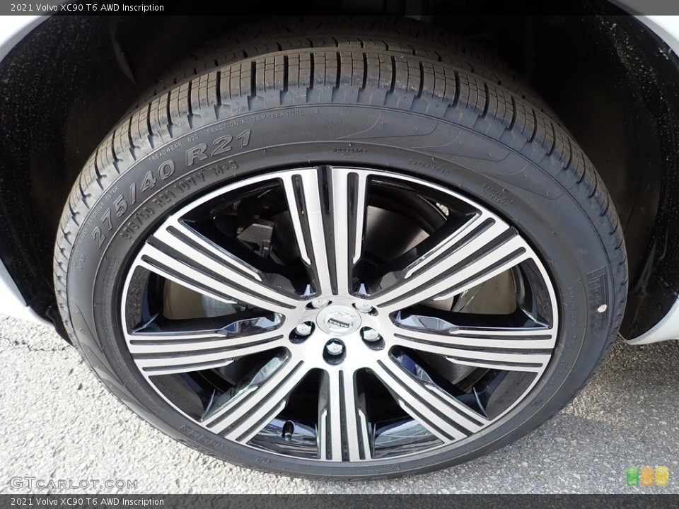 2021 Volvo XC90 T6 AWD Inscription Wheel and Tire Photo #140806304