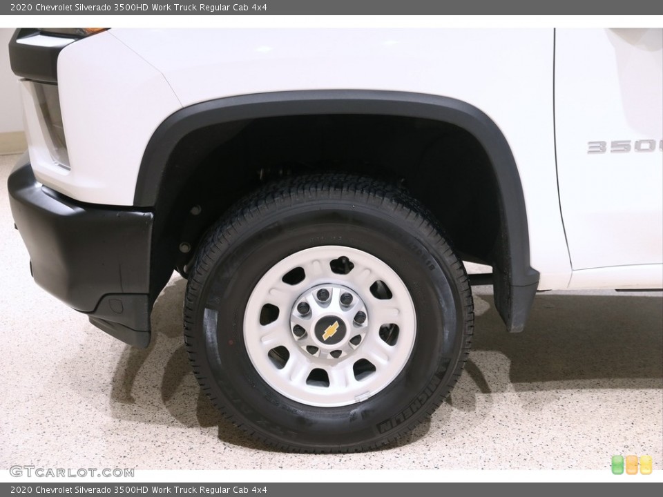 2020 Chevrolet Silverado 3500HD Work Truck Regular Cab 4x4 Wheel and Tire Photo #140808611