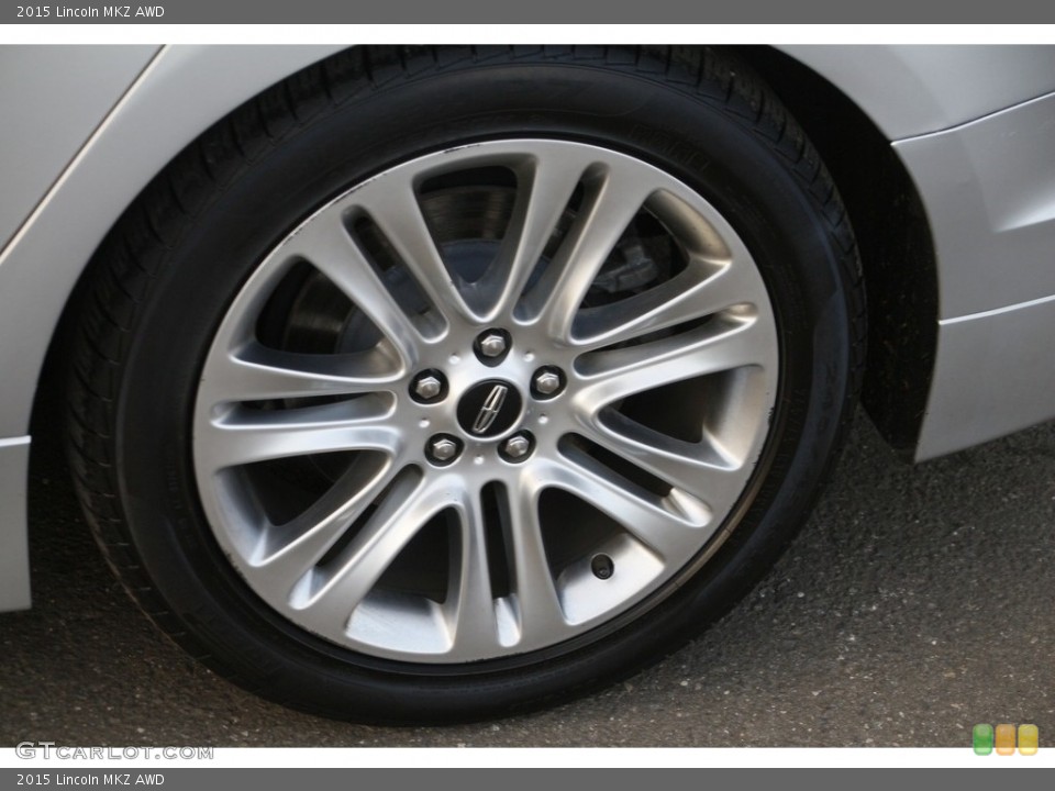 2015 Lincoln MKZ AWD Wheel and Tire Photo #140810011
