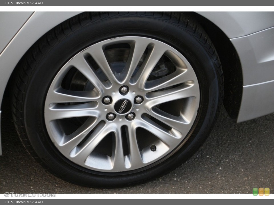2015 Lincoln MKZ AWD Wheel and Tire Photo #140810027