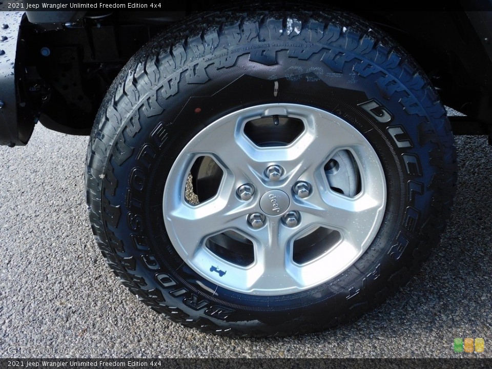 2021 Jeep Wrangler Unlimited Freedom Edition 4x4 Wheel and Tire Photo #140810361