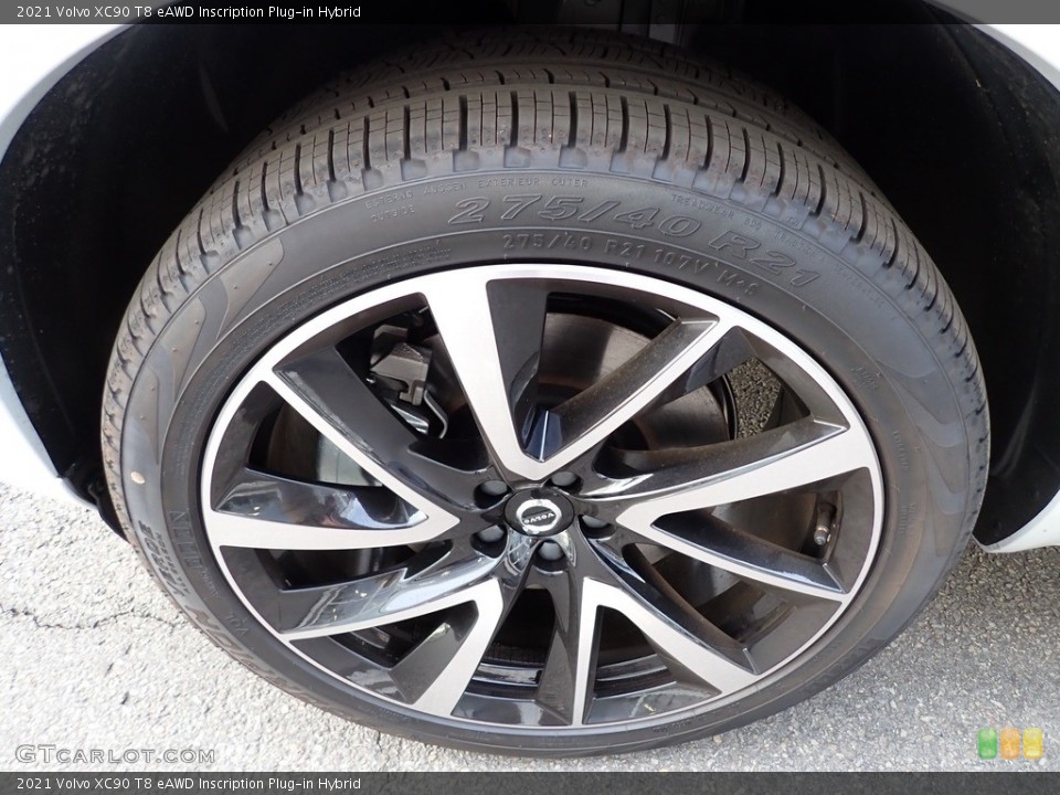 2021 Volvo XC90 T8 eAWD Inscription Plug-in Hybrid Wheel and Tire Photo #140819141