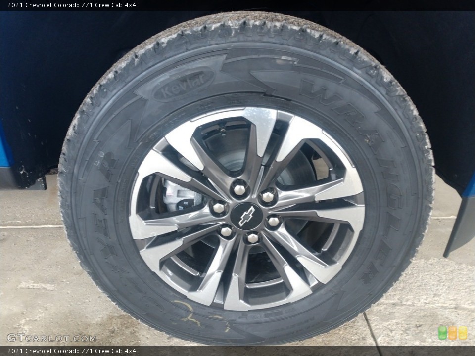 2021 Chevrolet Colorado Z71 Crew Cab 4x4 Wheel and Tire Photo #140824948