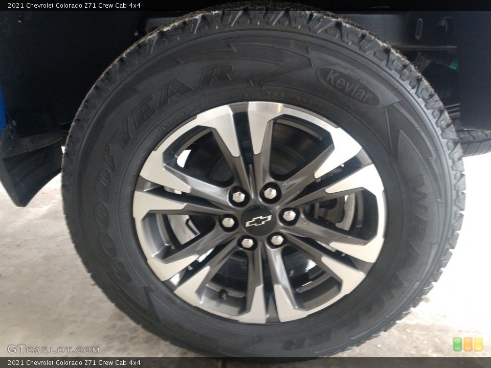 2021 Chevrolet Colorado Z71 Crew Cab 4x4 Wheel and Tire Photo #140824993