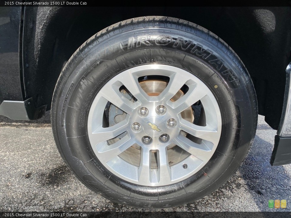 2015 Chevrolet Silverado 1500 LT Double Cab Wheel and Tire Photo #140826290