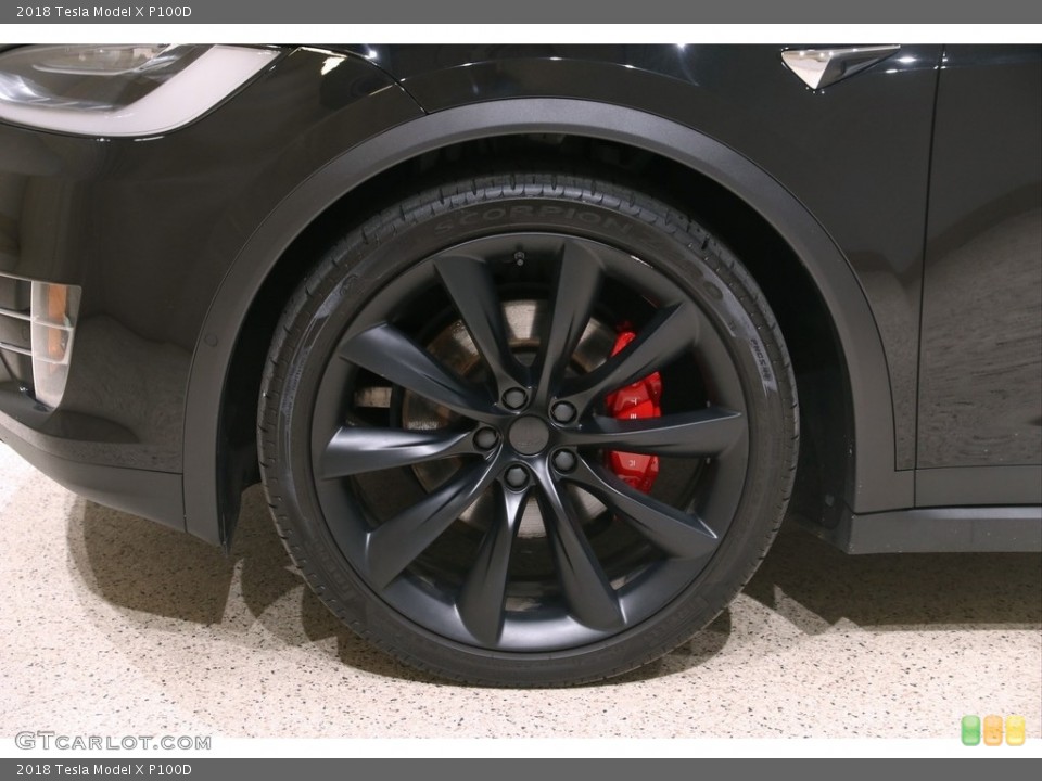 2018 Tesla Model X P100D Wheel and Tire Photo #140831553
