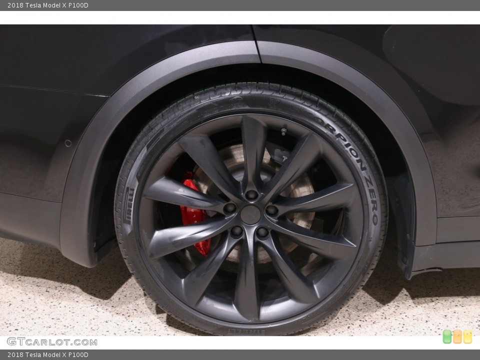2018 Tesla Model X P100D Wheel and Tire Photo #140831595