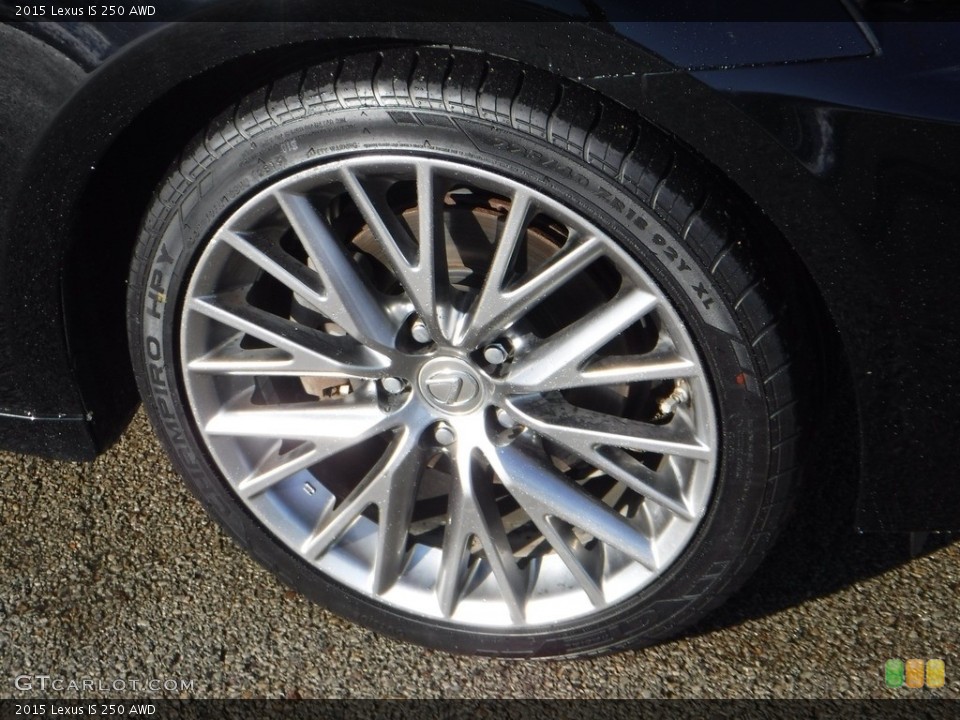 2015 Lexus IS 250 AWD Wheel and Tire Photo #140849975