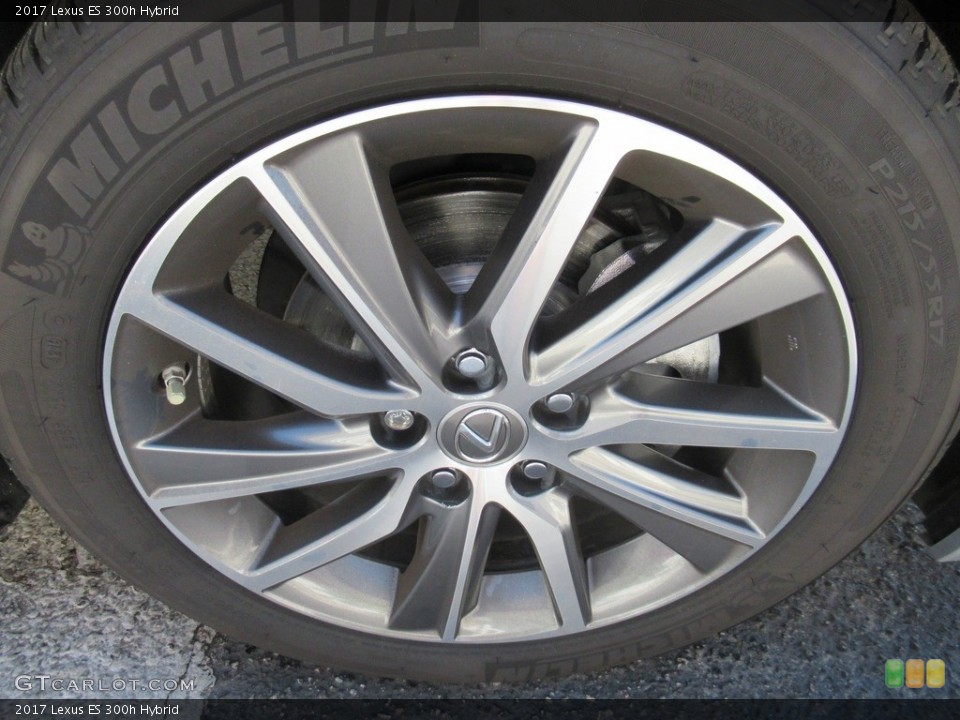 2017 Lexus ES 300h Hybrid Wheel and Tire Photo #140863355