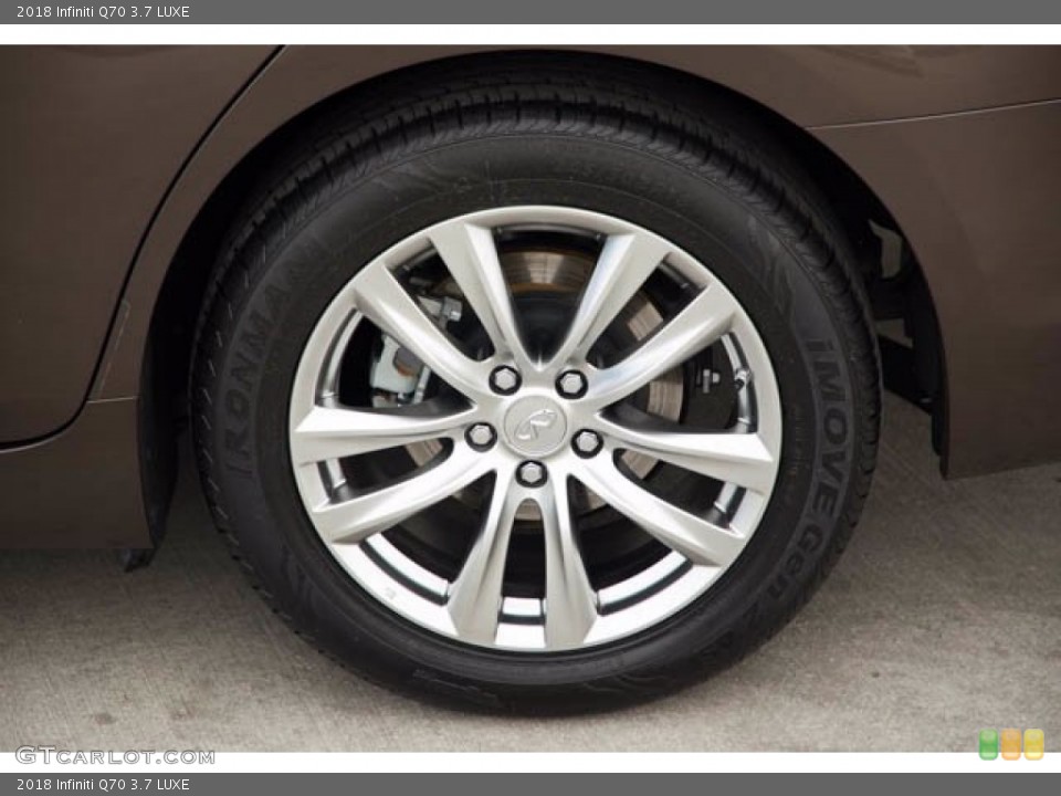 2018 Infiniti Q70 3.7 LUXE Wheel and Tire Photo #140887039