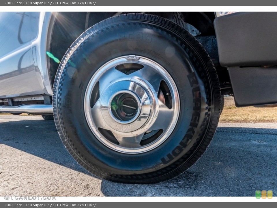 2002 Ford F350 Super Duty XLT Crew Cab 4x4 Dually Wheel and Tire Photo #140906834