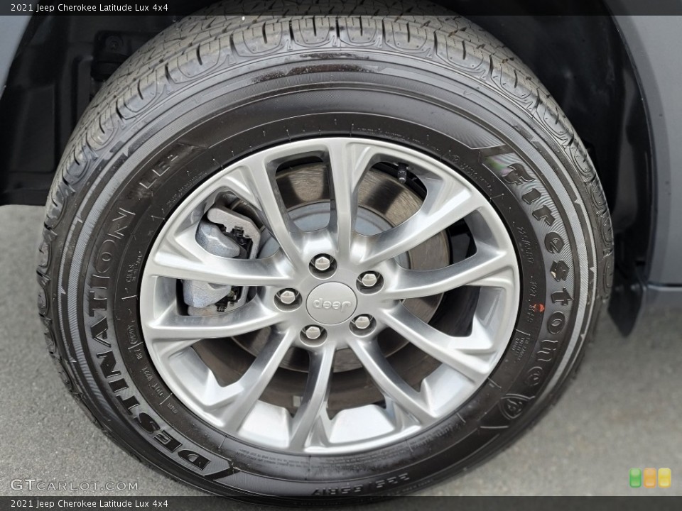 2021 Jeep Cherokee Latitude Lux 4x4 Wheel and Tire Photo #140911148
