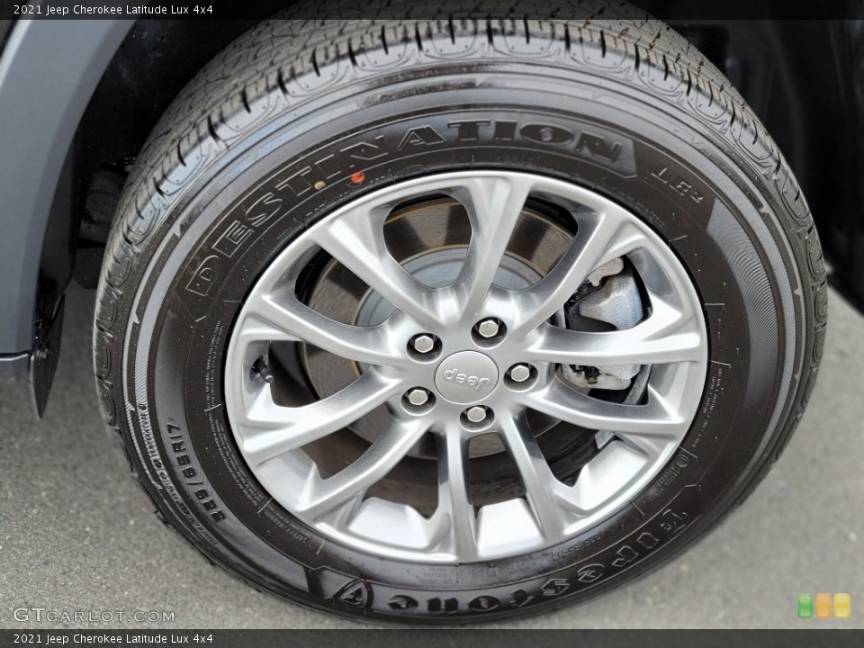 2021 Jeep Cherokee Latitude Lux 4x4 Wheel and Tire Photo #140911211