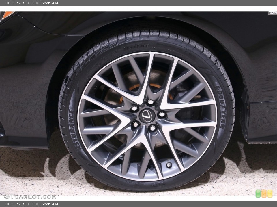 2017 Lexus RC 300 F Sport AWD Wheel and Tire Photo #140938281