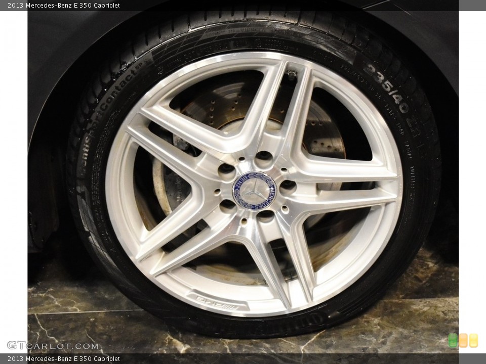 2013 Mercedes-Benz E 350 Cabriolet Wheel and Tire Photo #140964695