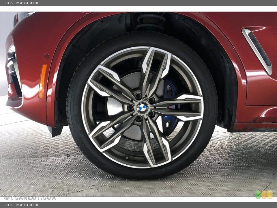 2019 BMW X4 M40i Wheel and Tire Photo #140980435