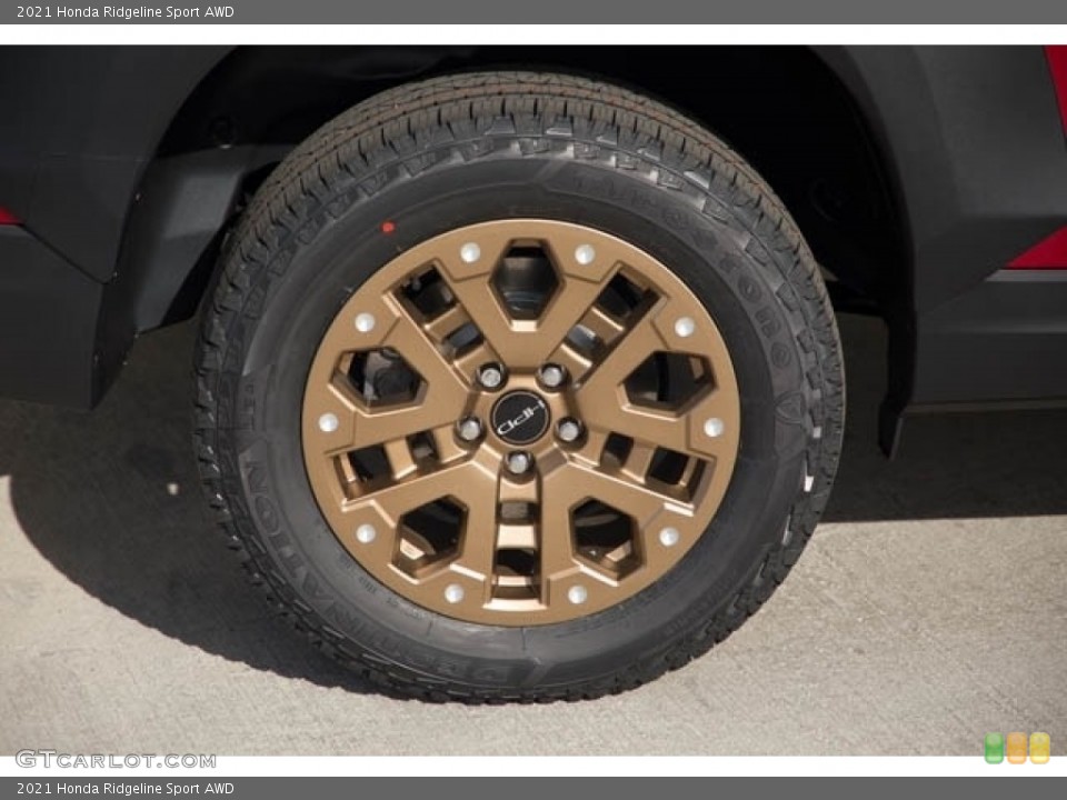 2021 Honda Ridgeline Sport AWD Wheel and Tire Photo #141037874