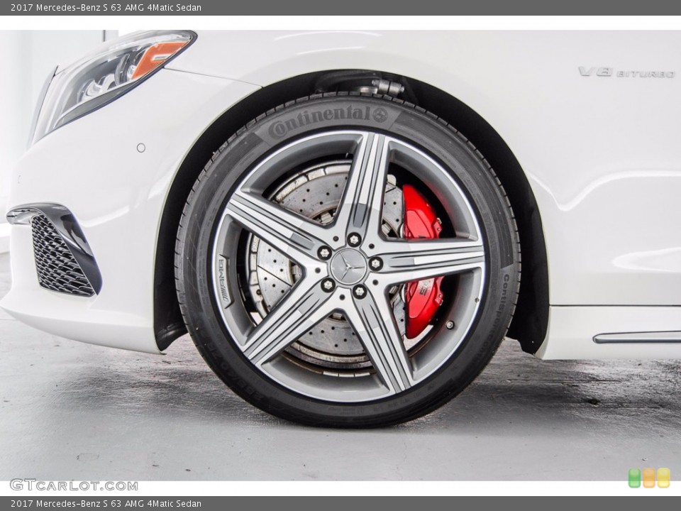 2017 Mercedes-Benz S 63 AMG 4Matic Sedan Wheel and Tire Photo #141037925