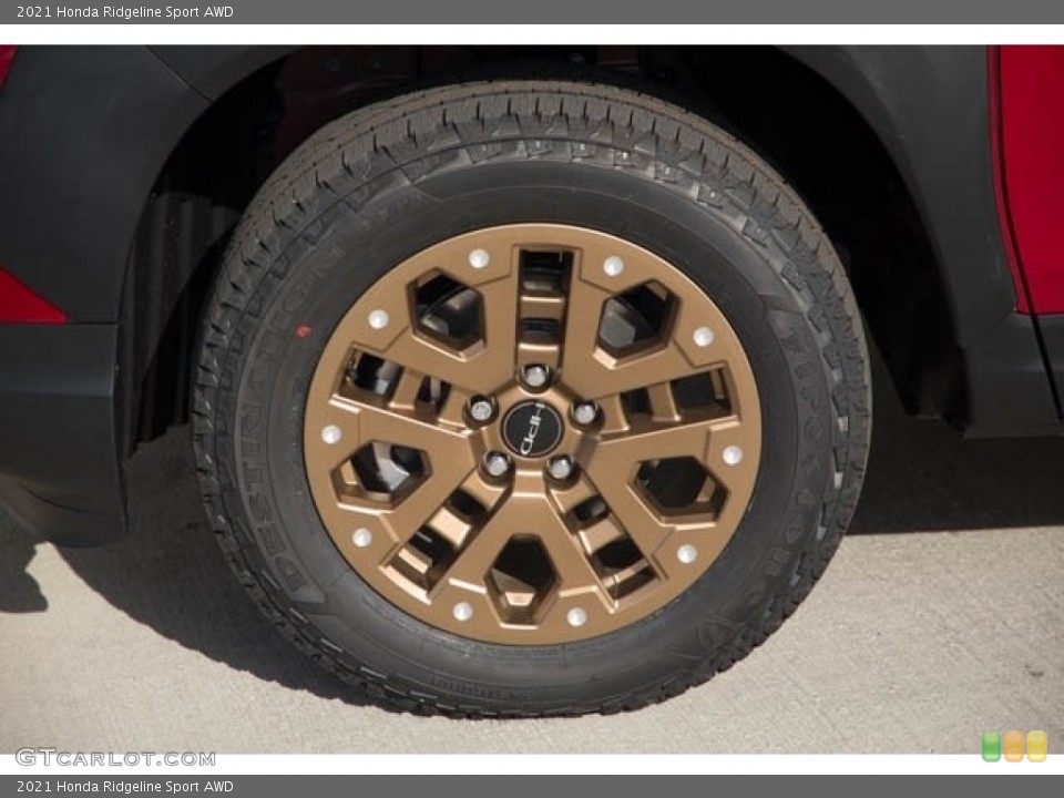 2021 Honda Ridgeline Sport AWD Wheel and Tire Photo #141037928