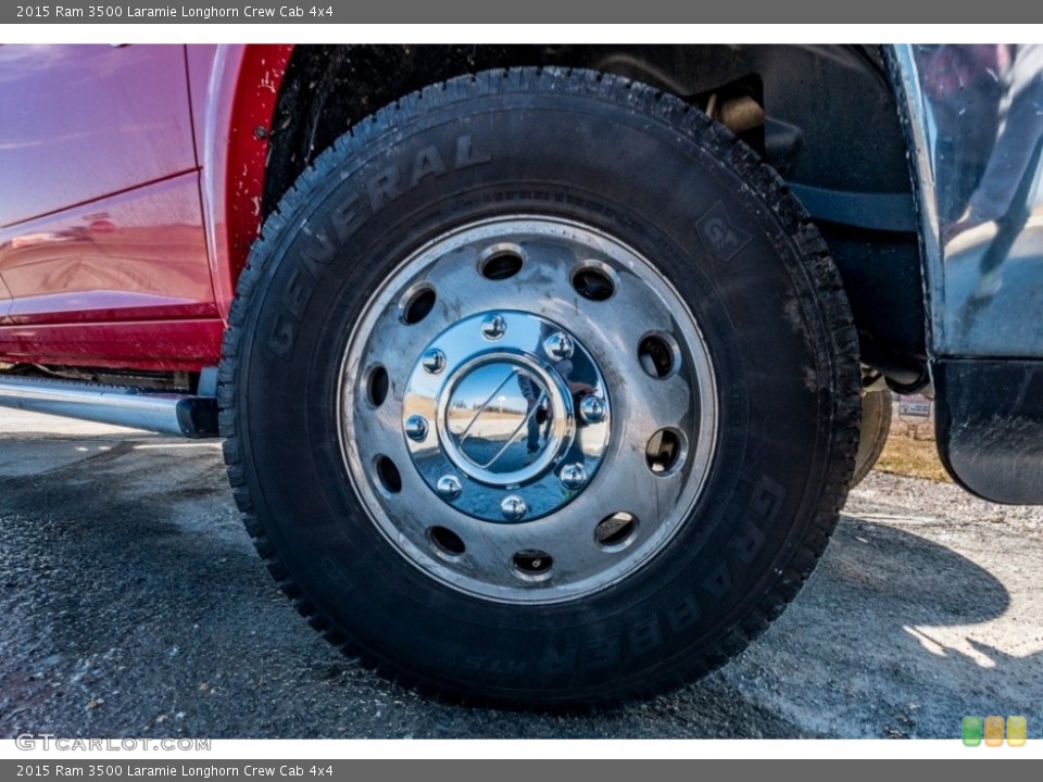 2015 Ram 3500 Laramie Longhorn Crew Cab 4x4 Wheel and Tire Photo #141038687
