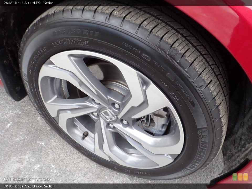 2018 Honda Accord EX-L Sedan Wheel and Tire Photo #141047010