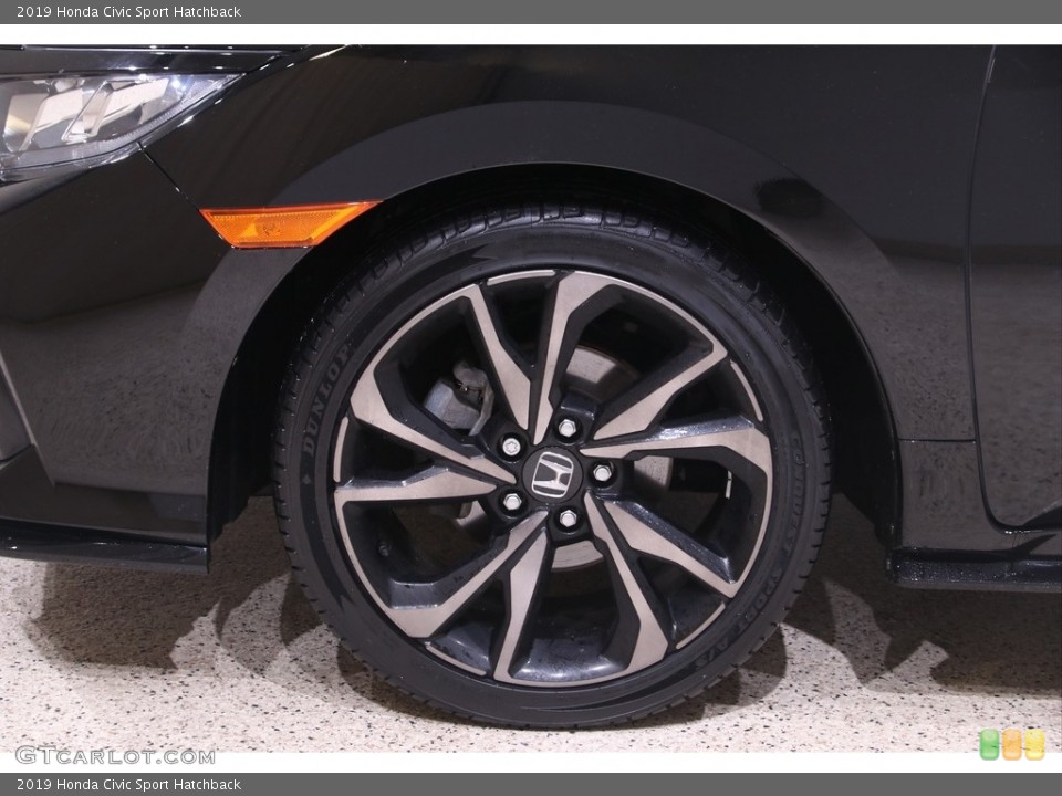 2019 Honda Civic Sport Hatchback Wheel and Tire Photo #141062615