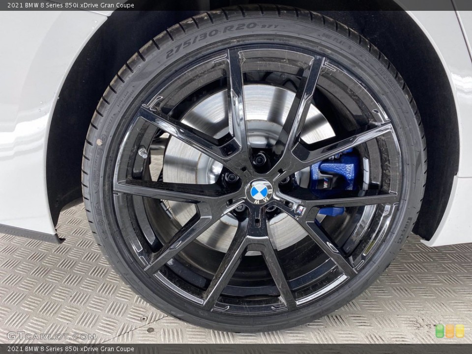 2021 BMW 8 Series 850i xDrive Gran Coupe Wheel and Tire Photo #141065369