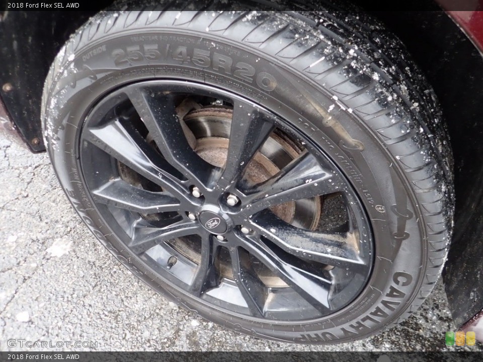 2018 Ford Flex SEL AWD Wheel and Tire Photo #141095778