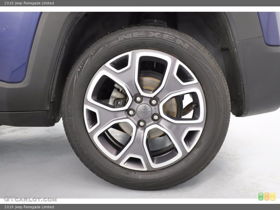 2016 Jeep Renegade Limited Wheel and Tire Photo #141115972